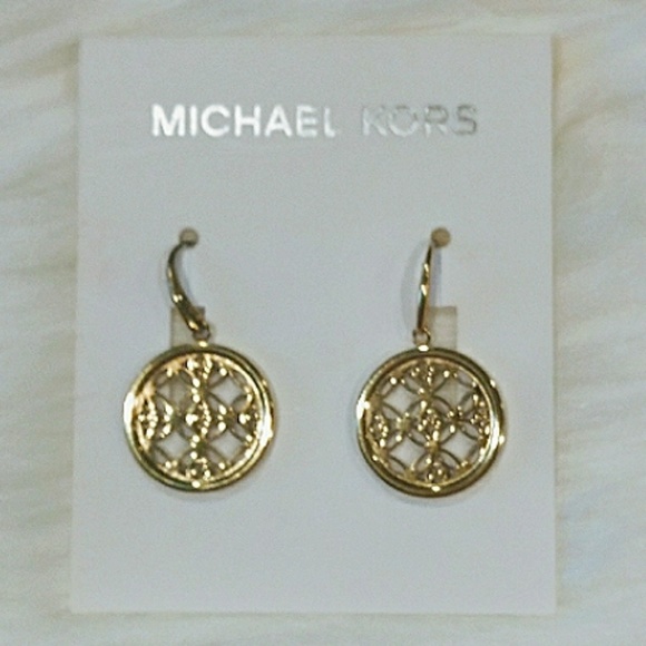 michael kors monogram earrings